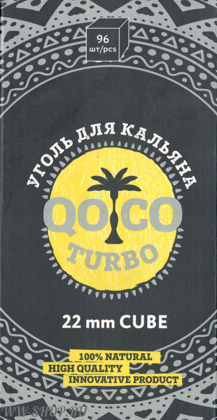 уголь кокосовый qoco turbo boss cube 96 Тамбов